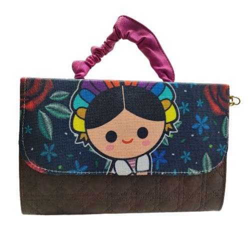 Bandolera Muñeca Café