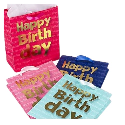 Bolsa De Regalo Mediana Metálico