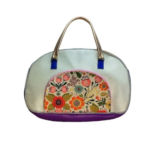 Bolso De Viaje Flores Café