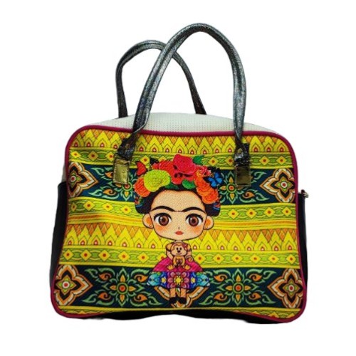 Bolso De Viaje Frida Dorado