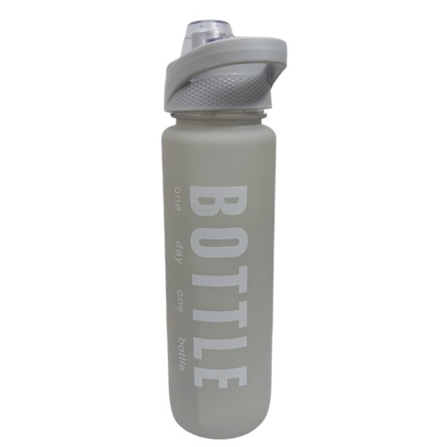 Botella De Agua 1 Litro Gris