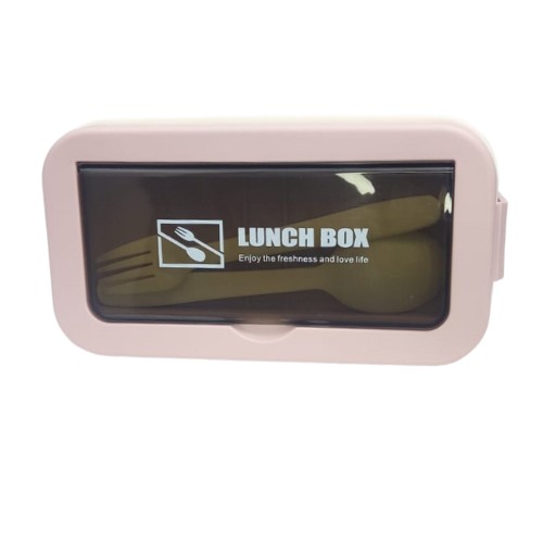 Box Luch Dos Pisos Liso Rosa