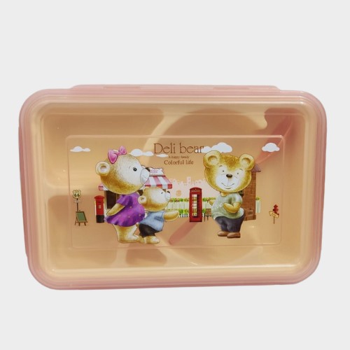 Box Luch Rectangular  Naranja
