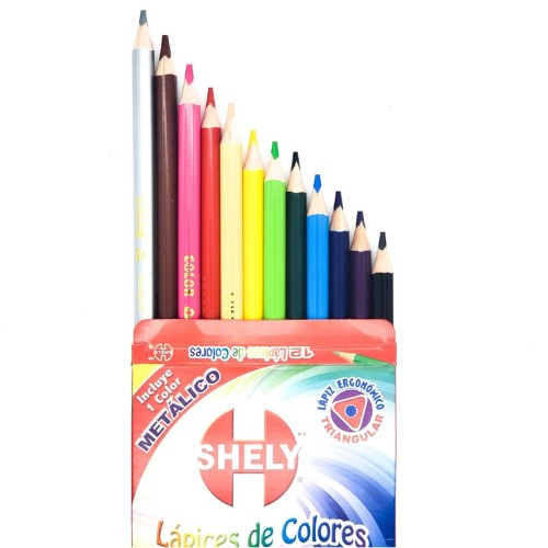 Caja De Colores Shely Triangular