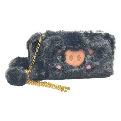 Cartera Puerquito  Negro