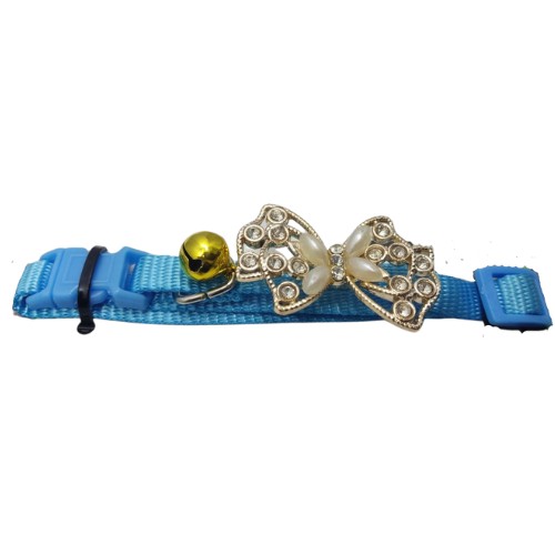 Collar Moño Azul