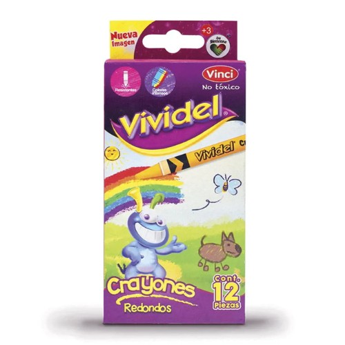 Crayones Delgados Vividel