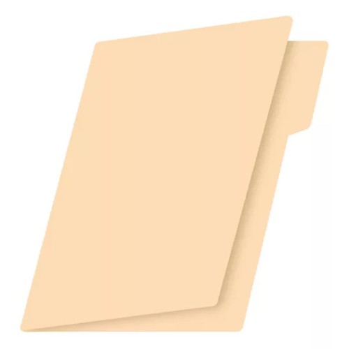 Folder Tamaño Oficio Crema