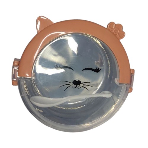 Lunch Box Termico Gatito Naranja