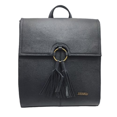 Mochila De Piel Negra