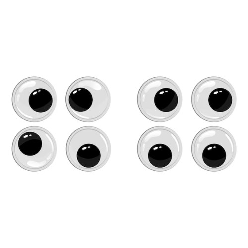 Ojos Moviles 20 Mm