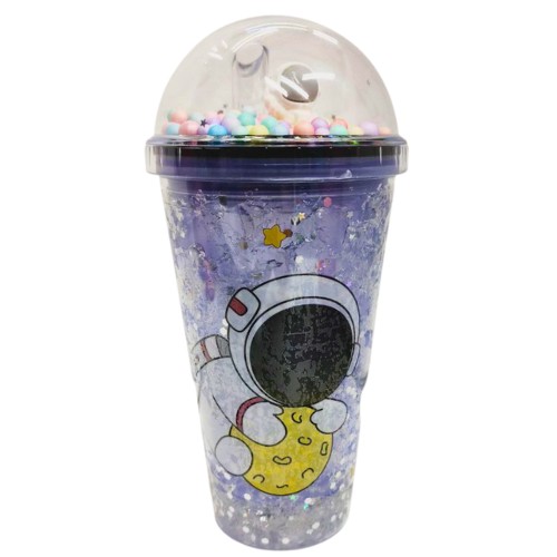 Vaso De Hidrogel Astronauta Morado