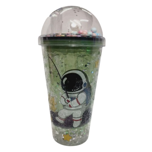 Vaso De Hidrogel Astronauta Verde