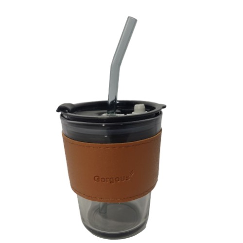 Vaso Termico De Vidrio Negro